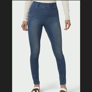 Hue Ultra Soft Denim Legging in Steely Blue Wash